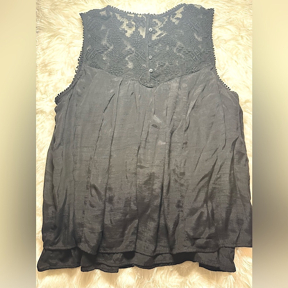 Style & Co. Black Lace Chemise
